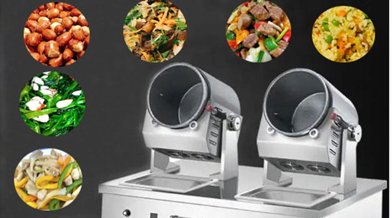 xào rau bí bằng máy nấu ăn, cách làm