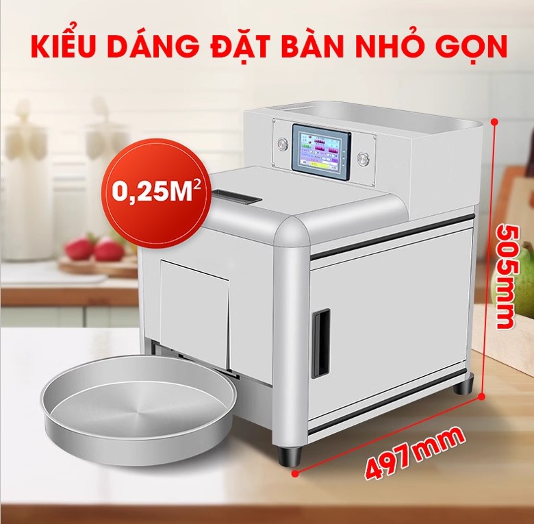 Kiểu dáng nhỏ gọn hiện đại, phù hợp nhiều không gian chế biến Kiểu dáng nhỏ gọn hiện đại, phù hợp nhiều không gian chế biến