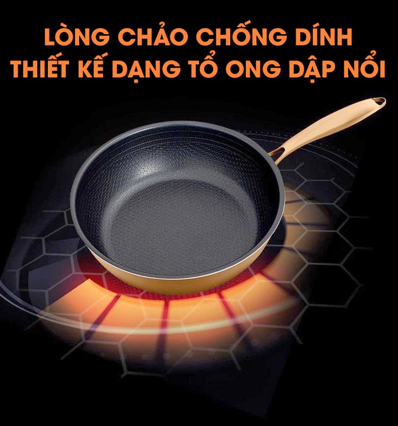 Lòng chảo phủ chống dính dạng tổ ong hiện đại Lòng chảo phủ chống dính dạng tổ ong hiện đại
