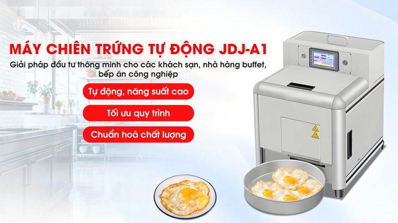 Máy chiên rán trứng tự động JDJ-A1 cho nhà hàng, khách sạn, bếp ăn công nghiệp Máy chiên rán trứng tự động JDJ-A1 cho nhà hàng, khách sạn, bếp ăn công nghiệp